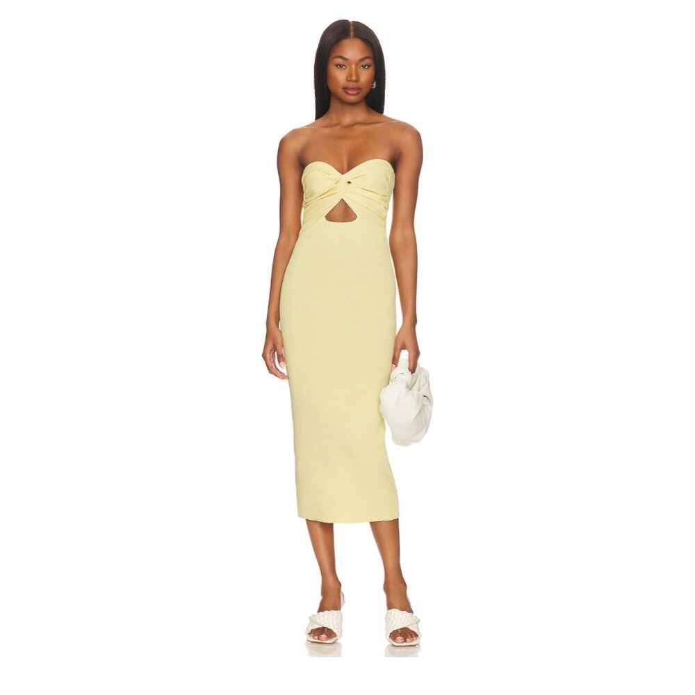 SNDYS Maia Dress NWT in Lemon Yellow SIZE M
